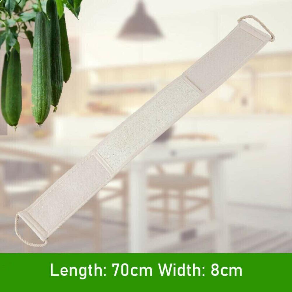 Terry Cloth Loofah Back Strap Long strip Loofah Brush Exfoliating Shower Belt  Shower Rub
