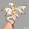 32cm 3D Printed Articulated Double‑Horned Dragon With Wings Fidget Model