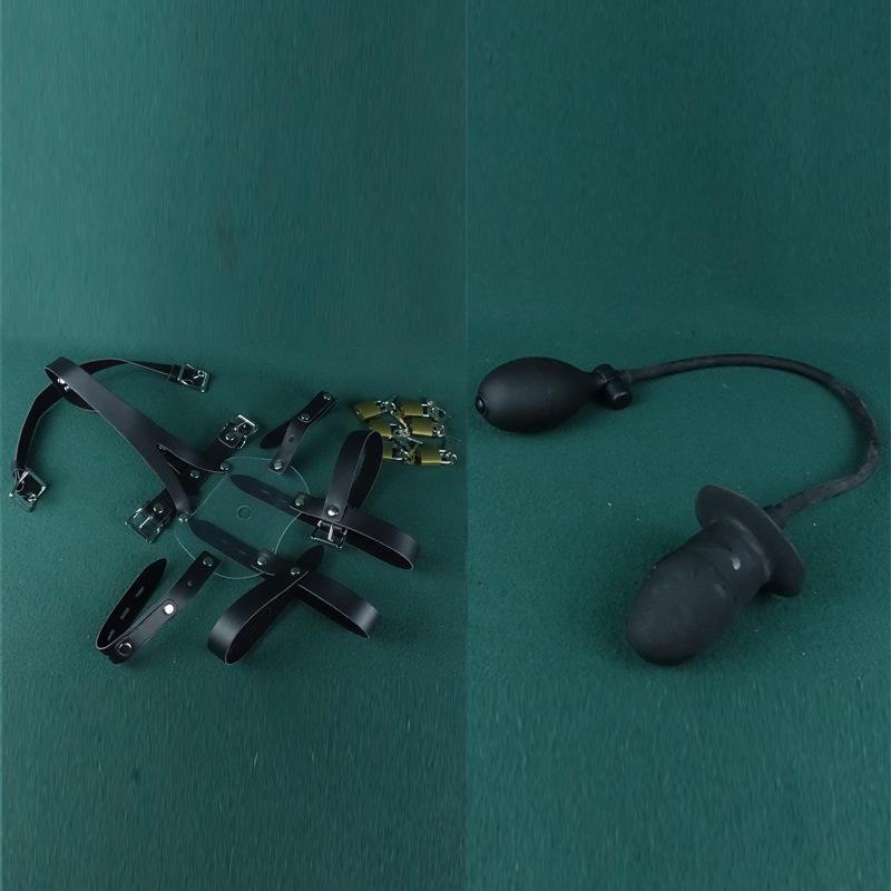 Harness-Style Anti-Vomiting Deep Throat Pleasure Gag Ball BDSM Prop