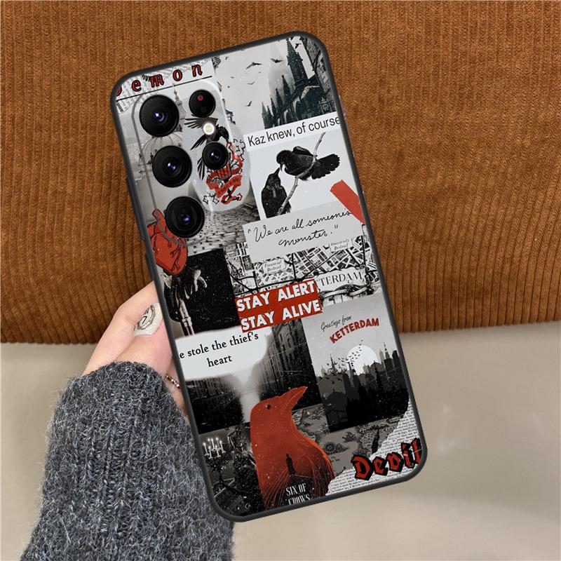 Six Of Crows Phone Case For Samsung Galaxy S25 Ultra S9 S10 Plus S20 FE S21 S22 S23 S24 Ultra Back Cover