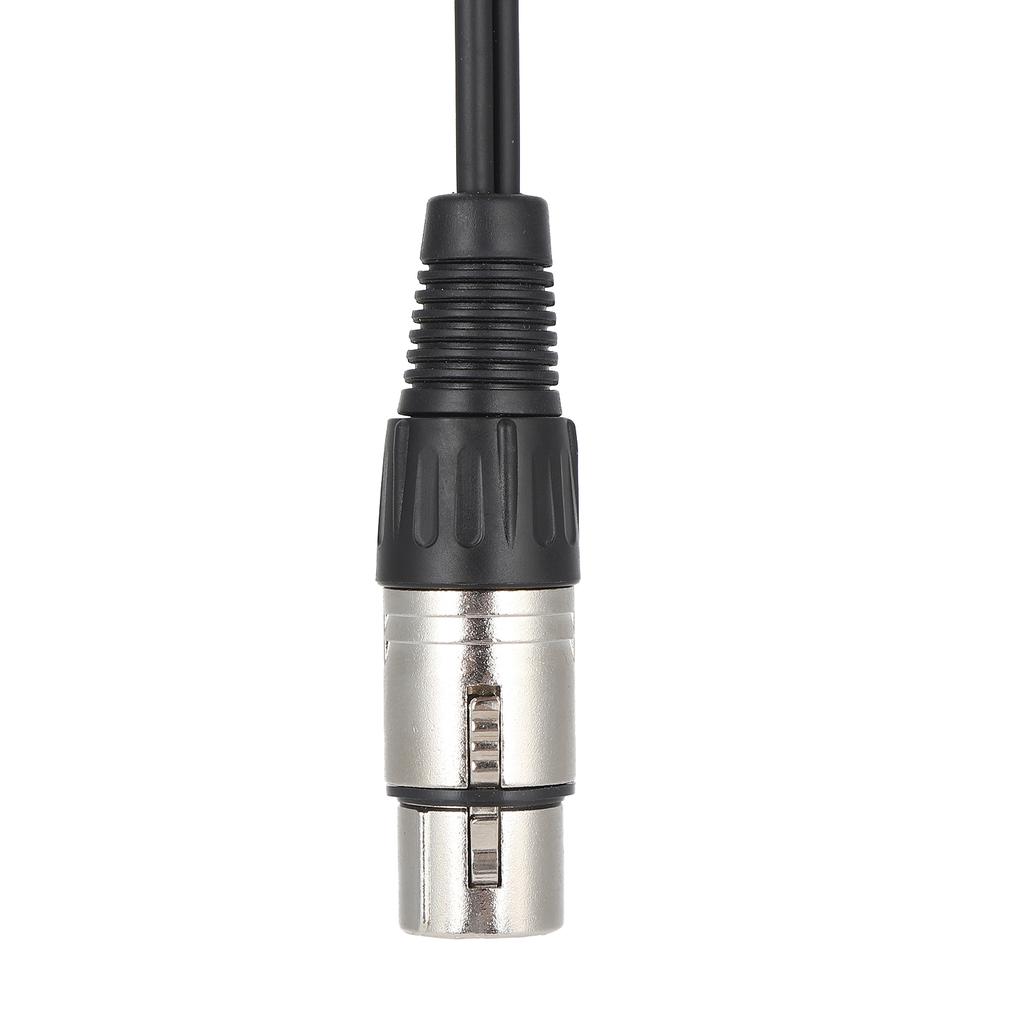 Splitter 1 XLR Female Plug to 2 Male Plugs Cable for Home Theater and Professional Equipment
