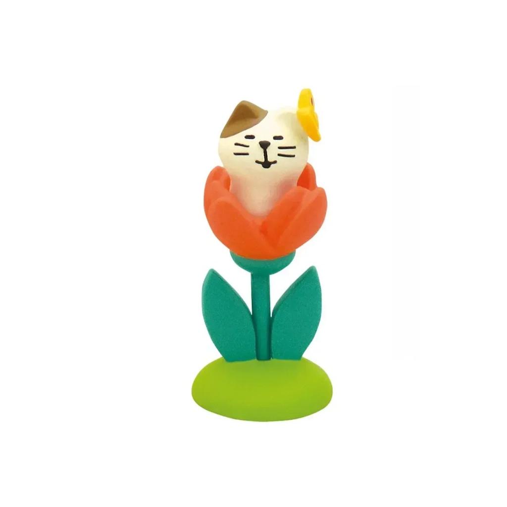 Spring Garden Farm Series Zakka Figurine Decoration Japanese Photo Props Miniature Resin Gift INS Cat Collection Small Ornaments