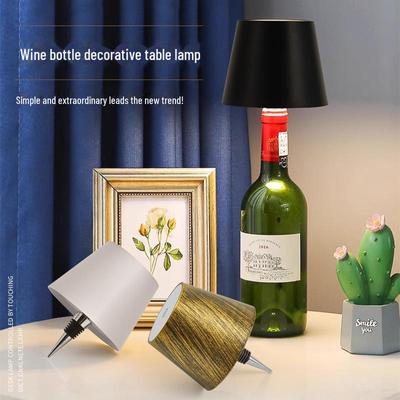 Luce notturna portatile con barra di ricarica: Lampada d'atmosfera e lampada da tavolo da campeggio all'aperto