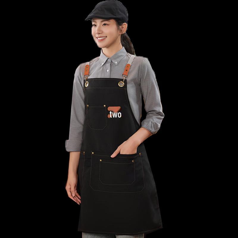 Yu Zhu Xun Water-Repellent Anti-Stain Apron & Sleeve Set чёрный