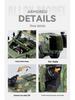 1:20 Large Warrior Armored Vehicle Model: High-Configuration Alloy Military Car with Turret, Sound, and Light - Toy for Boys.