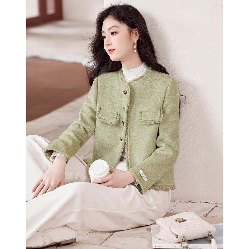 Elegant Short Wool Blend Coat