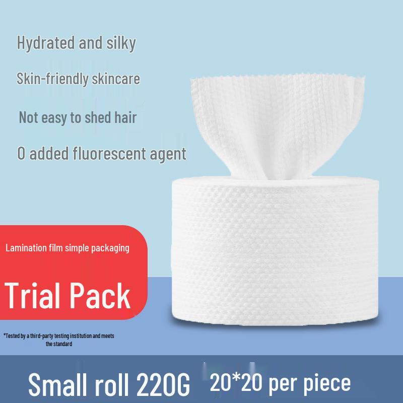 Thickened Disposable Makeup & Facial Cleansing Towel Roll for Wet & Dry Use