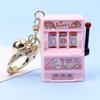 Creative Cartoon Mini Slot Machine Keychain Toy