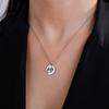 Lemegeton Stainless Steel Female Necklace Link Chain Jewelry on the Neck Small Hands Pull Big Hands Accessories Gift For Mom