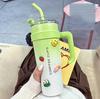 Large Capacity Big Mac Thermos Cup Handle Car Cup