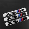 Car Valve Core BMW 3D Electroplating Emblem Stickers Trunk Decorative Stickers For BMW M X5 E91 E70 F11 E30 F31 X3 F25 E61 E83 JK4