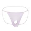Men's Open Butt Transparent See-Through Thong with Open Crotch