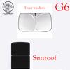 Fit For Xpeng G6 G9 2023 2024 2025 2026 Car Sunroof Sunshade Heat-Insulating Sunshade Xiaopeng Car Roof Sunshade