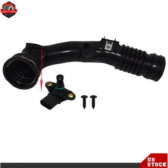 Turbo Turbocharger Intercooler Pipe Hose Rear Duct For BMW 535i 640i 740i X5 X6