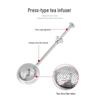 Pabei 304 Stainless Steel Press-Type Ball Tea Infuser