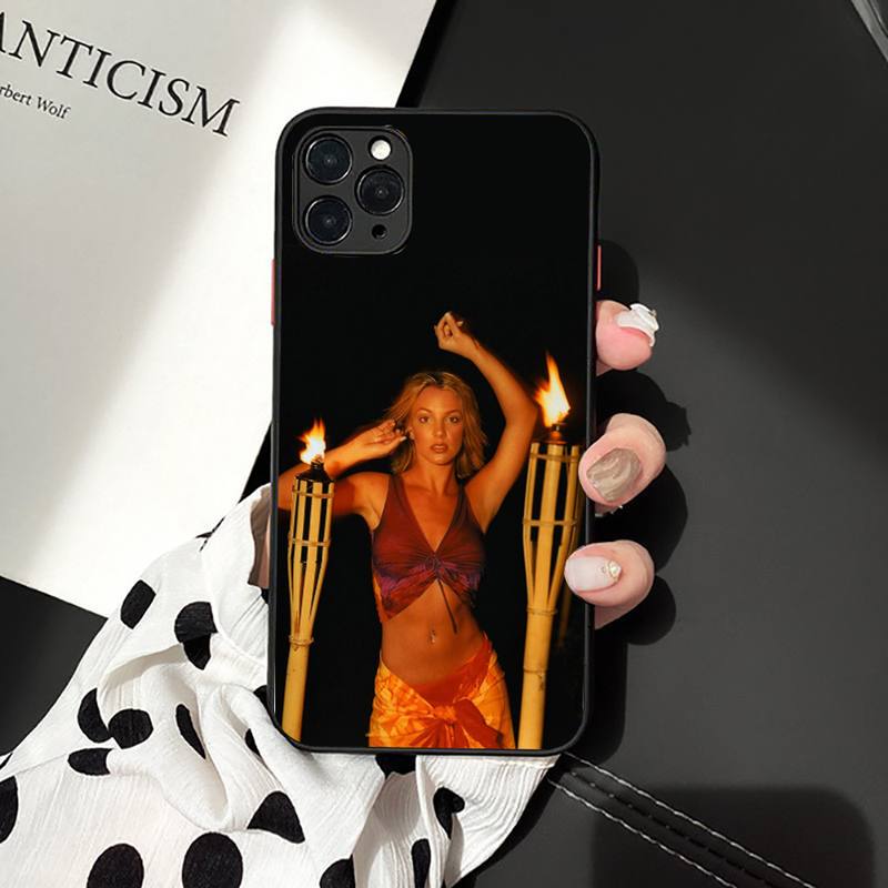 Britney Spears Phone Case For Iphone 13 11 8 7 6 6S Plus 7 8 Plus X XS MAX 5S XR 12 11 Pro Max Se 2020 Funda Cover