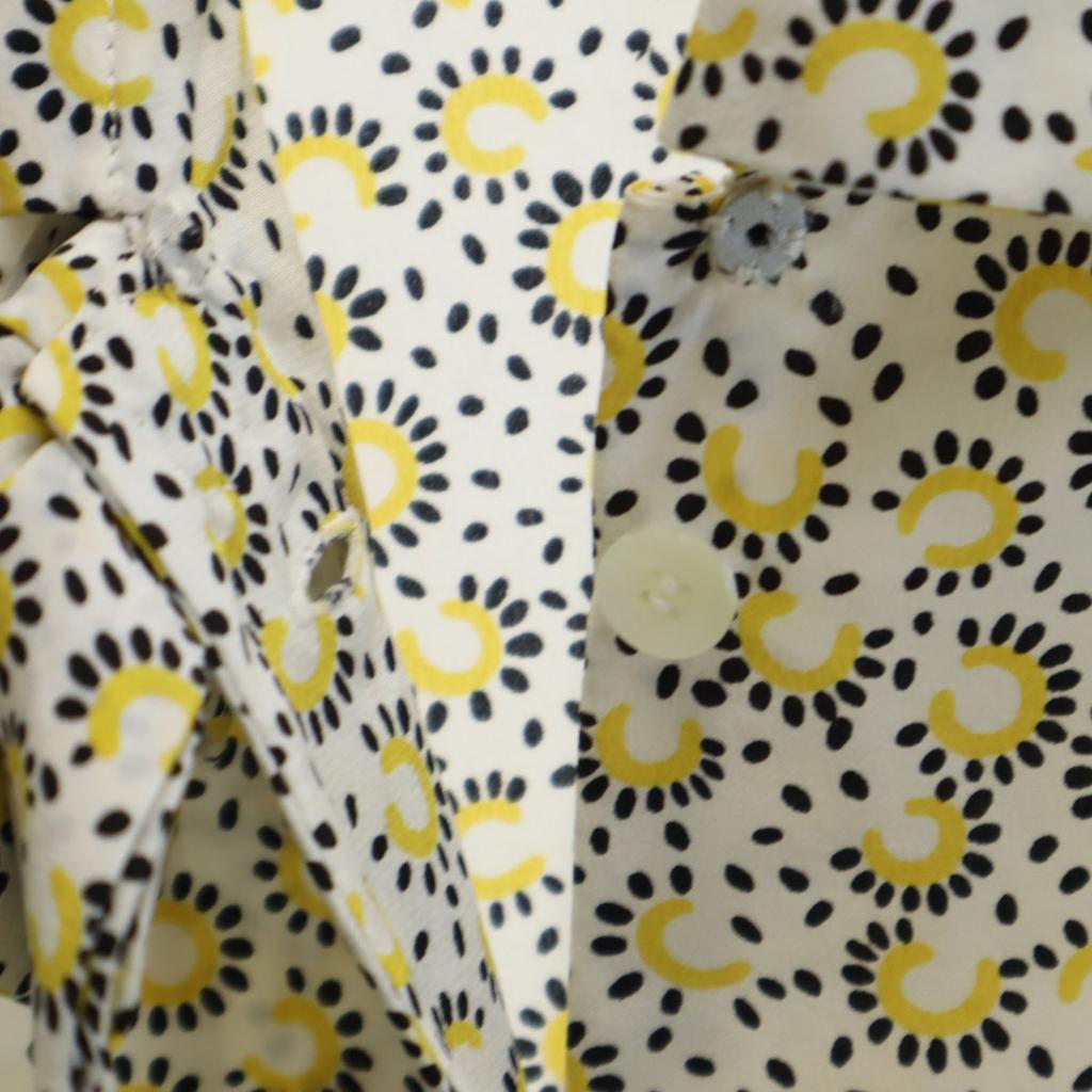 Celine 90s Made In Italy Phoebe Period Overall Handle Long Sleeve Bow Tie Shirt Women Used