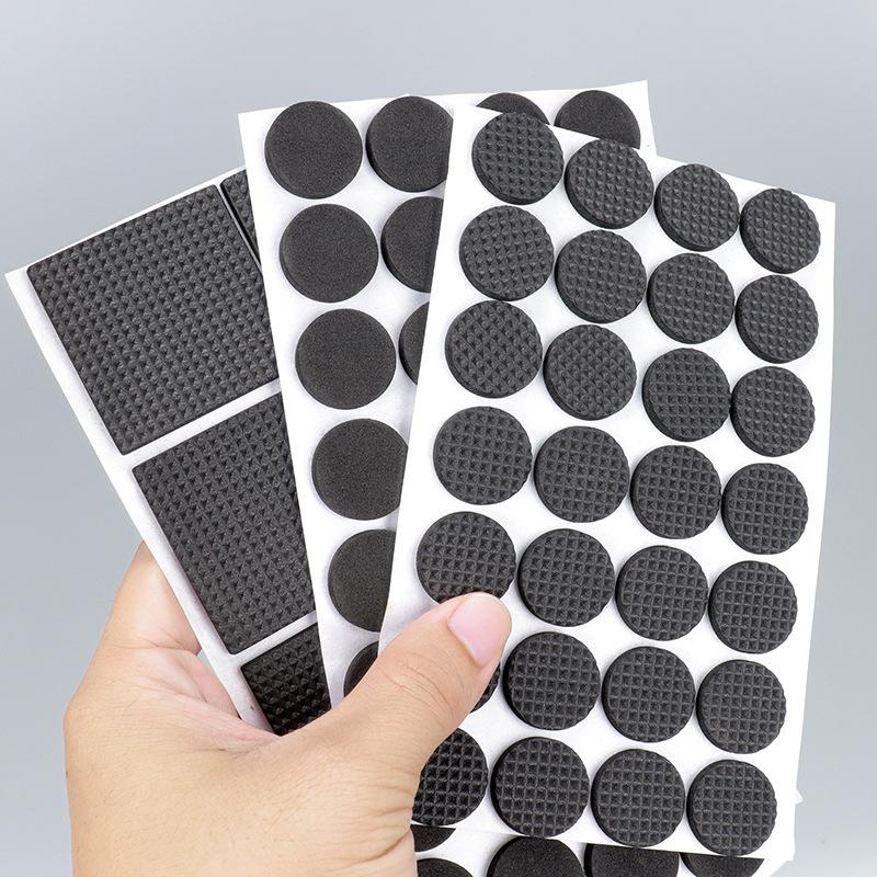 Gumové podložky pro nábytek na nohy židlí Protiskluzová podložka Tlumič nárazníku Samolepící chránič nohou stolu Ochranné podložky na podlahu Hardware
