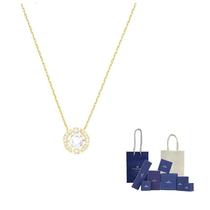 Swarovski Una Beating Heart Crystal Necklace Women necklace White Gold 5284186