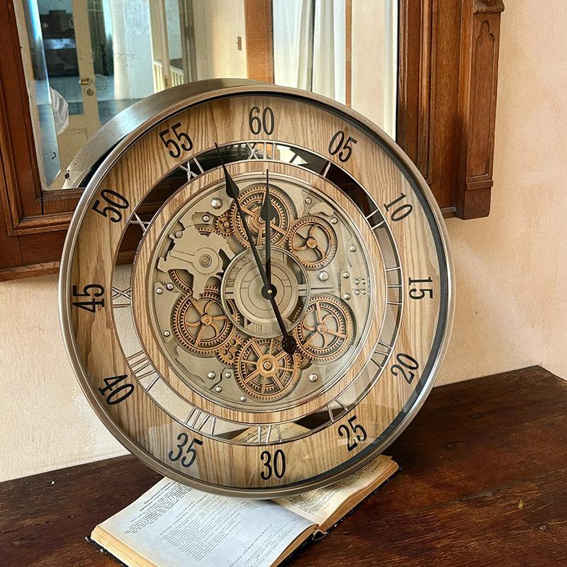European Wall Clocks Retro Clock Watch Creative Living Room Design Clocks Luxury Watches Dining Room Decoration Home Furniture