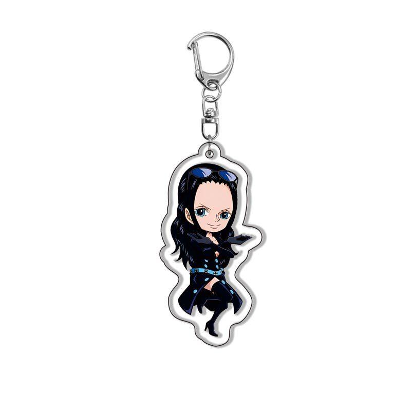 

Anime One Piece Acrylic Key Ring Pendant Luffy Chopper Zoro Roronoa Backpack Accessory High Quality Beautiful Design 55mm