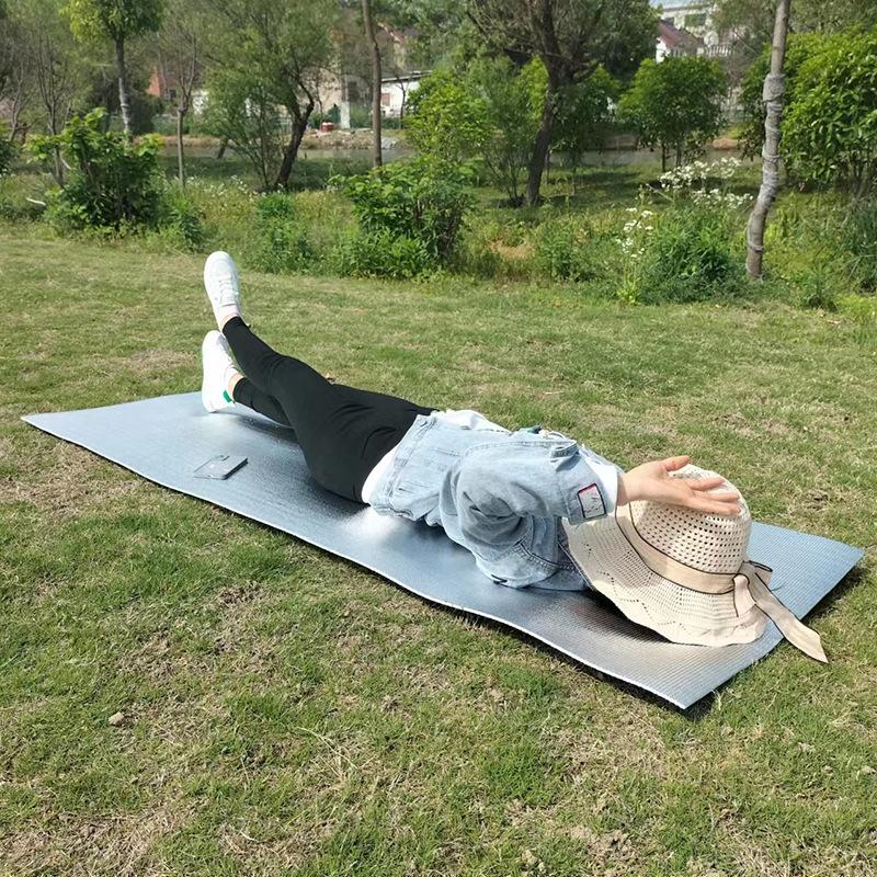 

Коврик для пикника с теплоизоляцией из алюминиевой пленки, утолщенный водонепроницаемый коврик для кемпинга, влагостойкий коврик для улицы, коврик из алюминиевой пленки из полиэтилена, спальный коврик для палатки 180cm*75cm*6mm