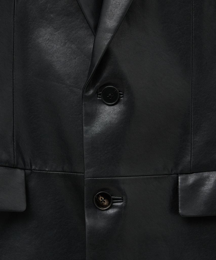 Noirer Lambs Vegetable Tailored Jacket (Black)
