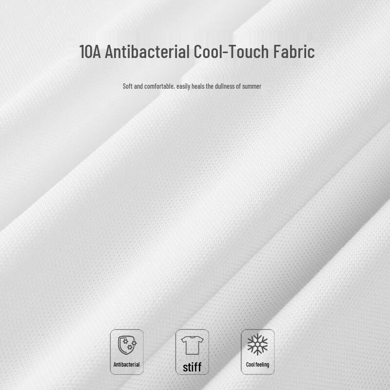 Mark Fairwhale Embroidered Lapel Short Sleeve Polo Shirt for Men