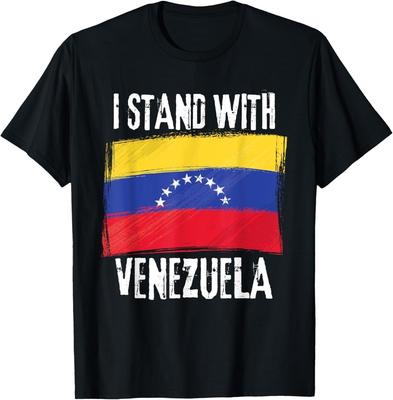 I Stand With Venezuela Flag Venezuelan Pride T-Shirt Unisex T-Shirt