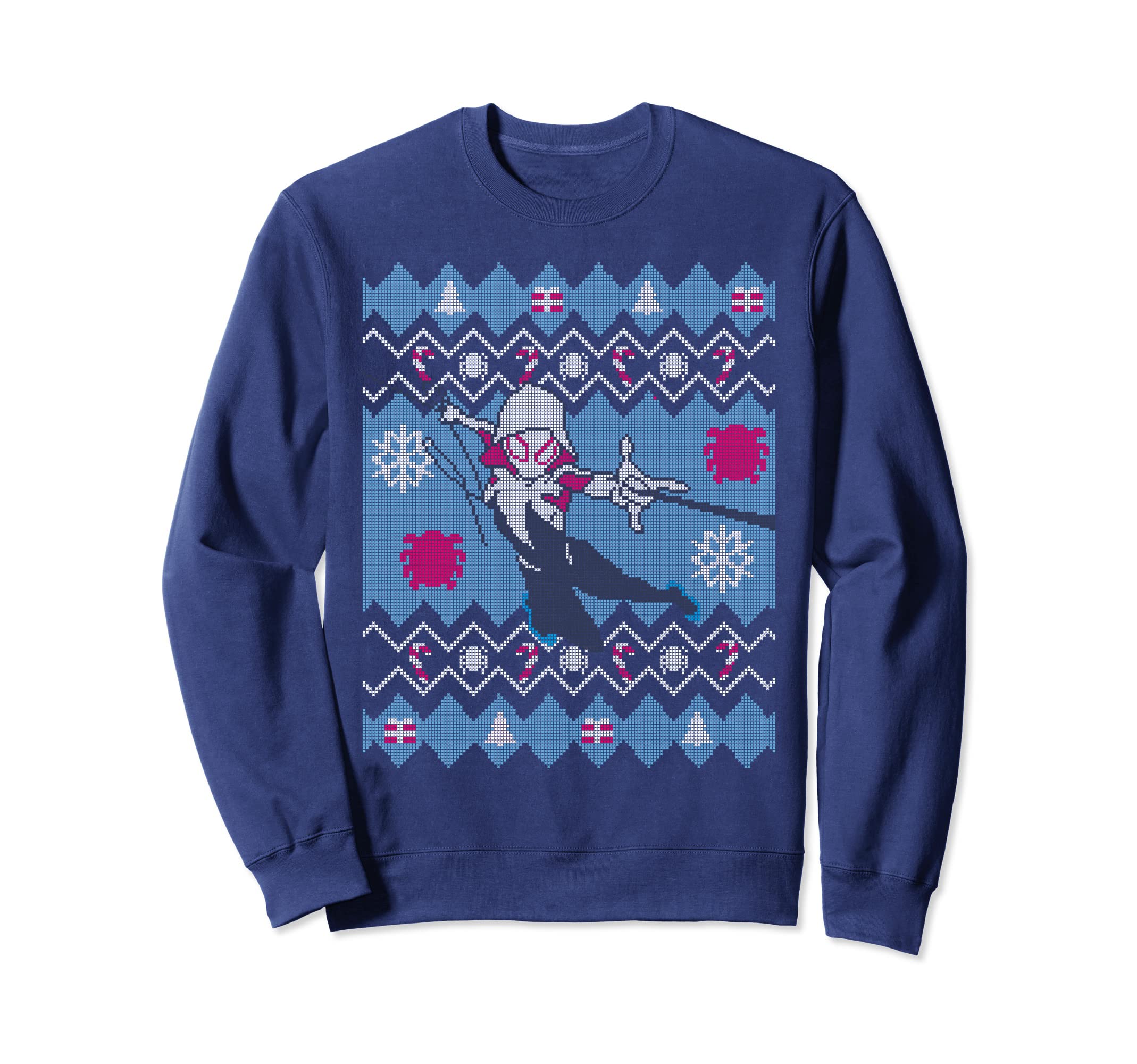 

Marvel Ghost Spider-Man Gwen Ugly Christmas Sweater Sweatshirt