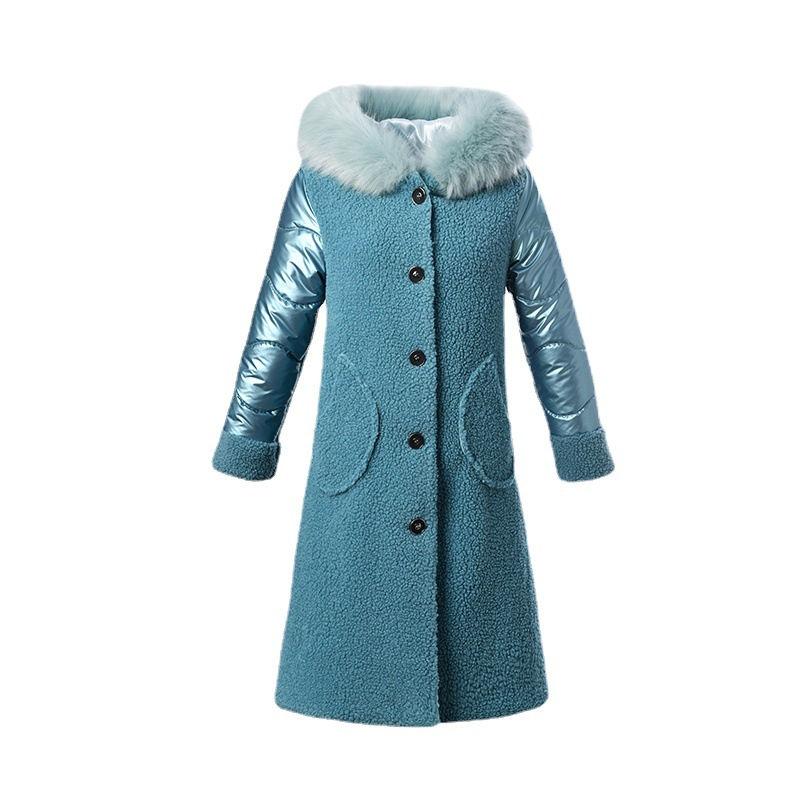 Cappotto parka caldo casual invernale da donna Cappotto outwear solido Cappotto di pelliccia