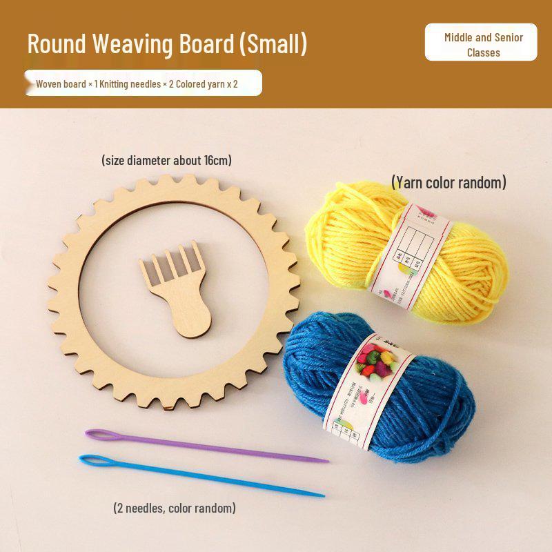 Kindergarten Yarn Weaving Kit for Large Classes – Loom and Craft Supplies Included