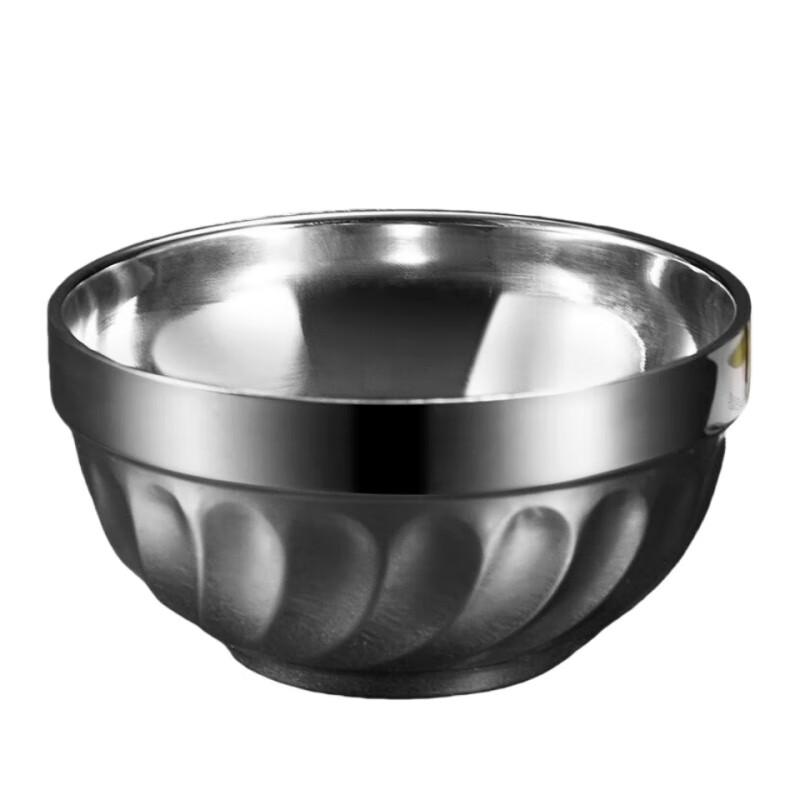 DISHJOY 304 Stainless Steel Double-Layer Insulated Bowl