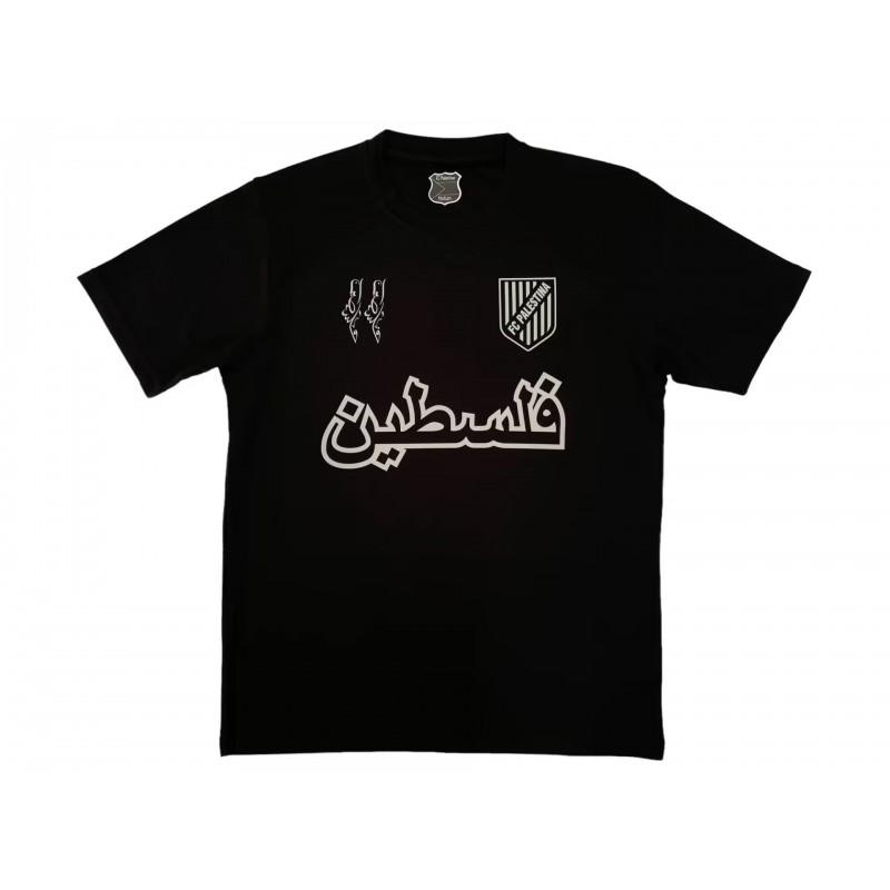 Palestino 2024-2025 Home Away Soccer Jersey Mens Short Sleeve Football Kit Cotton Blend Performance Sportswear