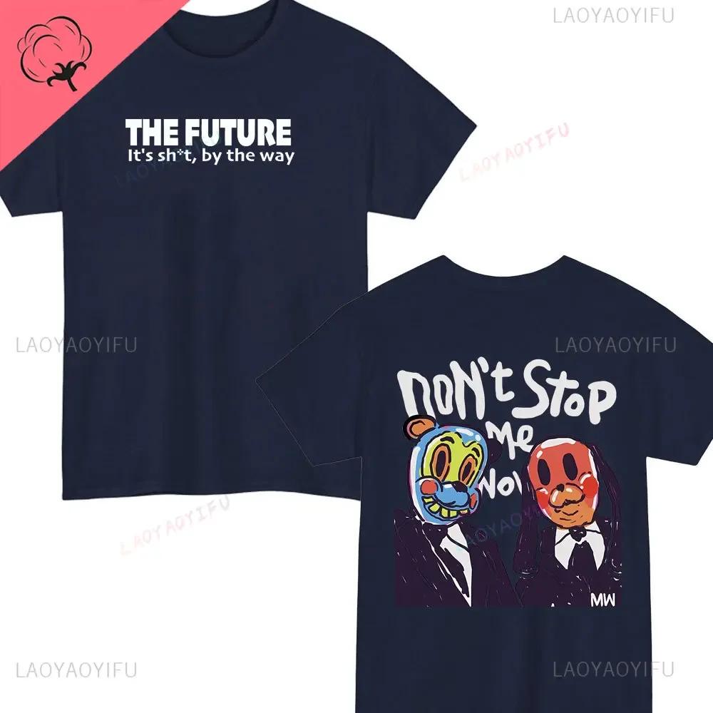 Retro The Umbrella Academy Double Sided Printed Cotton Tshirt Leisure Classic TShirts NoveltyShirt Loose Unique Tops