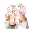 2025 New Muffin Hole Shoes Female Mary Jane Cute Cartoon Platform Beach Non-slip Outer Wear Bag Head Cool Slippers