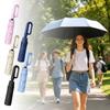 Automatic Open Close Umbrella with Loop Handle Compact Folding Design UV Protection Sun Rain Dual Use Wind Resistant Travel Umbrella