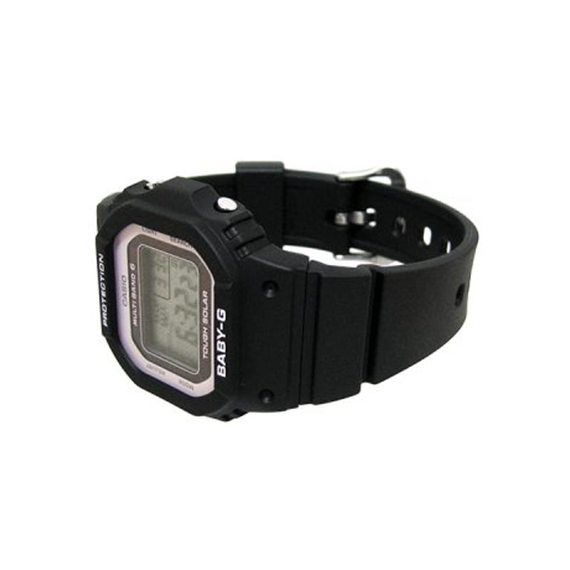 Casio BABY-G 100 Meters Waterproof Solar Quartz Resin Strap Women's Watch Gray Dial BGD-5650-1BJF