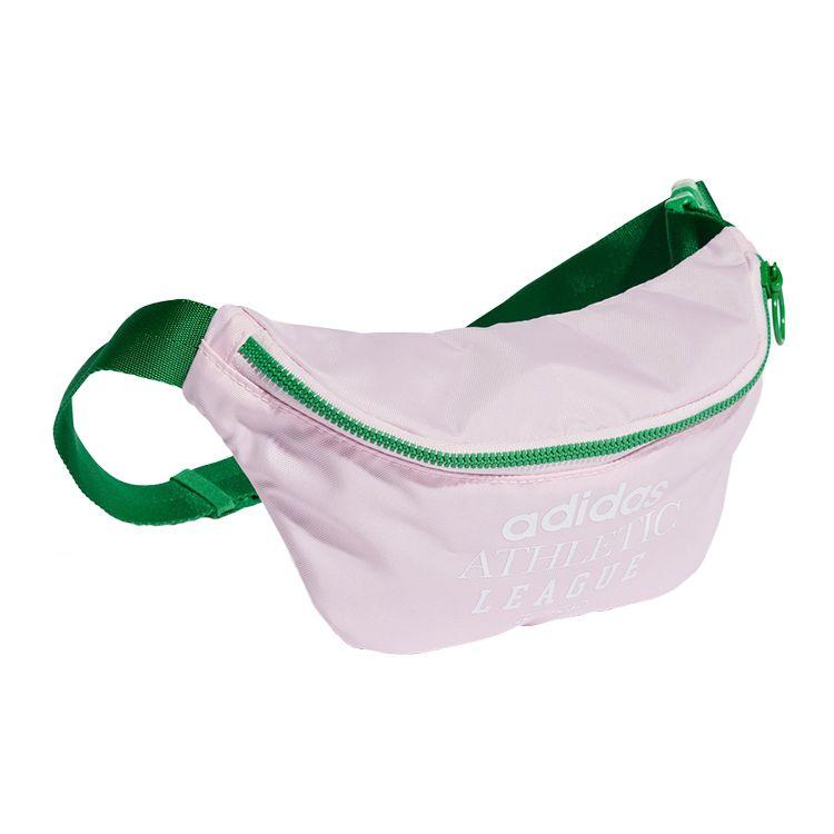 adidas Originals Fashion Color Block Polyester Waist Bag Chest Bag Crossbody Bag Regular Women Bags Pink HI4919