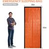 Sac de dormit de urgență, geantă de camping ușoară, caldă, impermeabilă, pătură de urgență pentru camping, călătorii în rucsac, aventură sălbatică