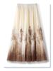 2025 New Ink Painting Midi Skirt for Women: Spring/Summer Slimming Pleated A-Line Umbrella Skirt