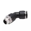 Pneumatic Quick Connect 45° Elbow Air Hose Fitting PL45-4-M5 6-01