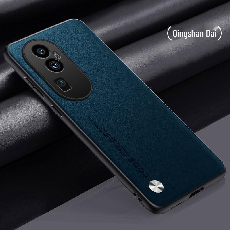 Kevlar Leather Oppo Reno Mobile Phone Case - Compatible with Reno9 Pro and Reno8, Anti-Fall Protection