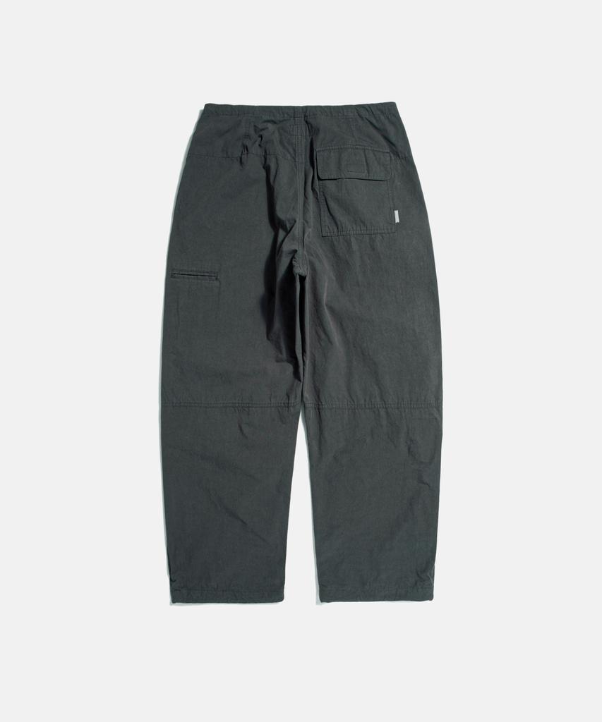 ESPIONAGE Pleated Wide Army Pants Charcoal