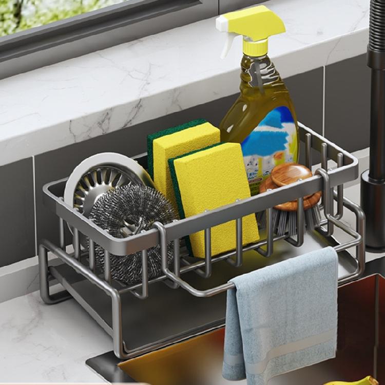 Kitchen Sink Sponge Organizer Multilayers Dish Cloth Storage Rack Kitcenwares