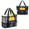 Summer Essentials Large Sandproof Mesh Beach Tote Bag with Pockets, Foldable Portable Shoulder Bag, Large Capacity Multi-Pocket Storage for Beach