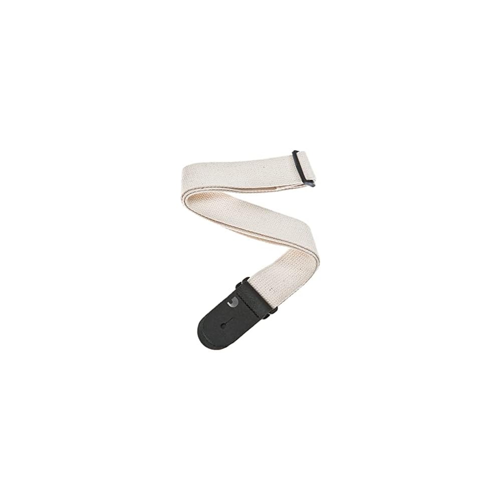 D Addario Cotton Guitar Strap 50CT01 Natural (Domestic Genuine Product)