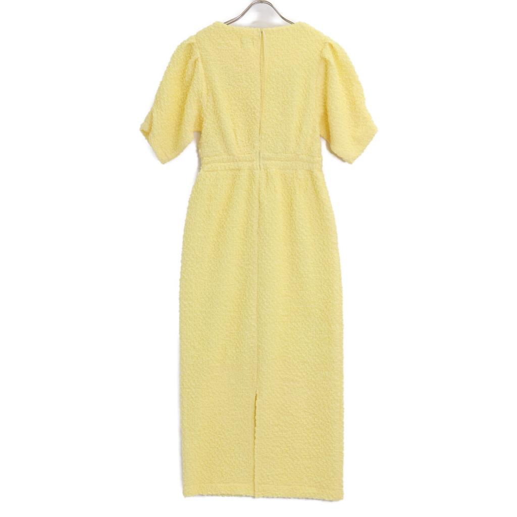 Katrin TOKYO 2501-0007OP Lemon V-neck Maxi Dress Dress Cara00 LemonUsed