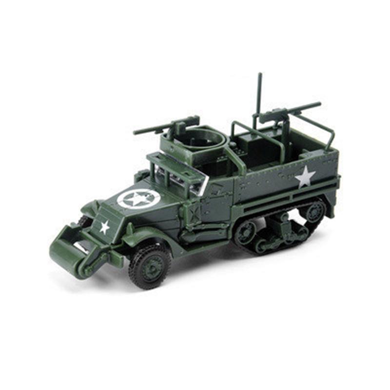 4D 1/72 Military Vehicles Model Truck Tank Jeeps Armored Transport Car Fighting Chariot Building Sand Table Scene Boy Toy Gift