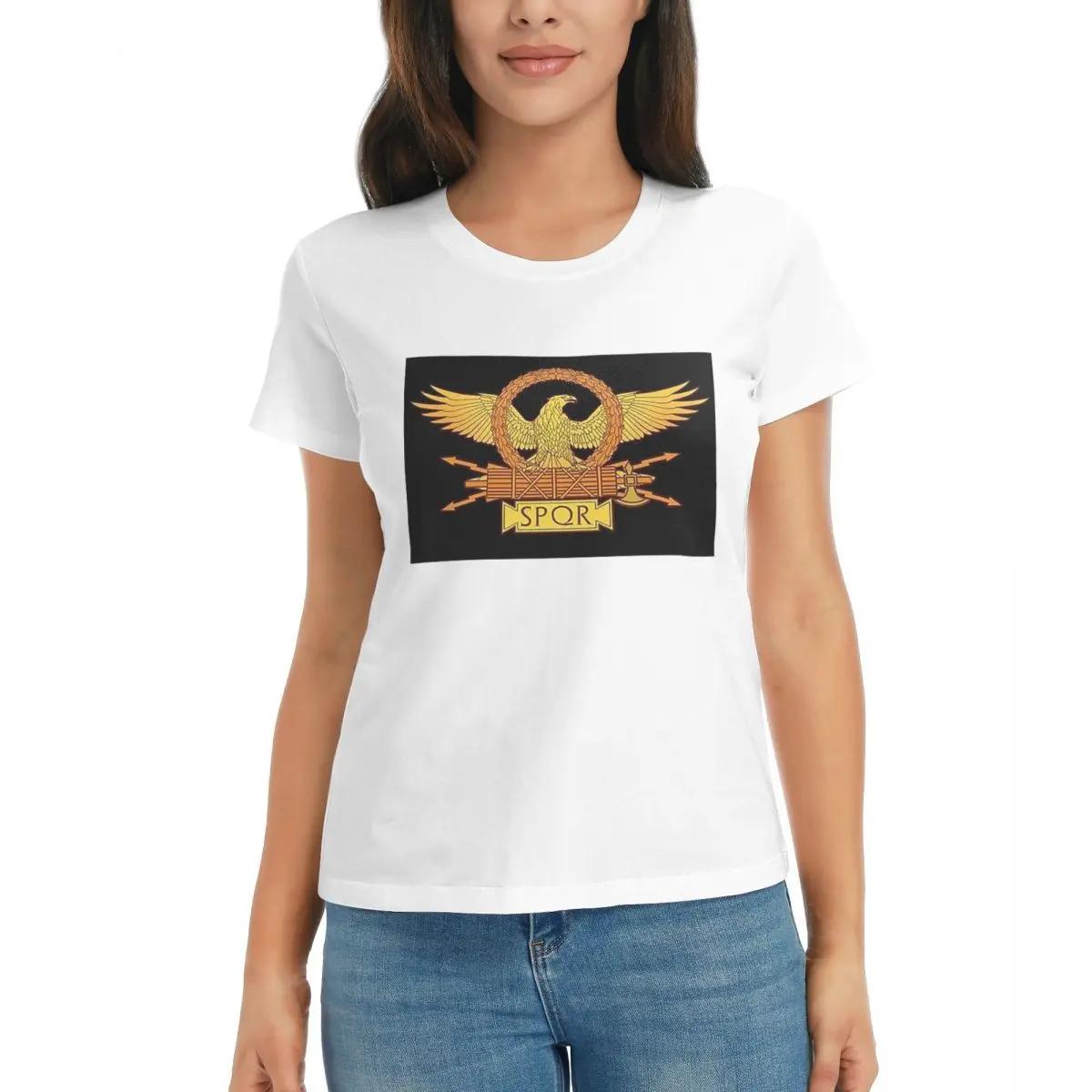 

Women TShirt Ancient RoUnisex SPQR Summer Short Sleeve Tees Round Neck Cotton T Shirts Clothes Tops Streetwear S